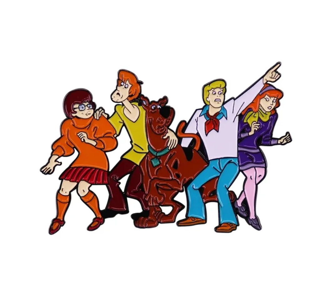 Scooby Doo Shaggy Velma Fred Daphne Enamel Pins 313-1